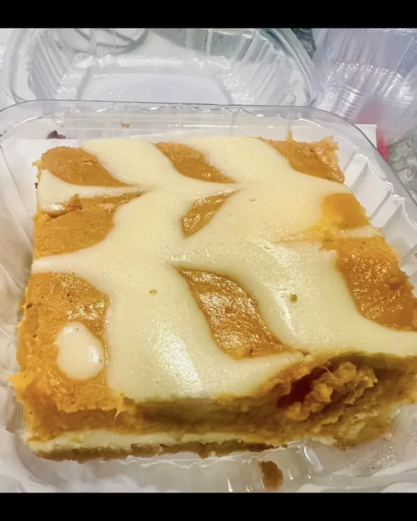 Sweet Potato Cheesecake Bar