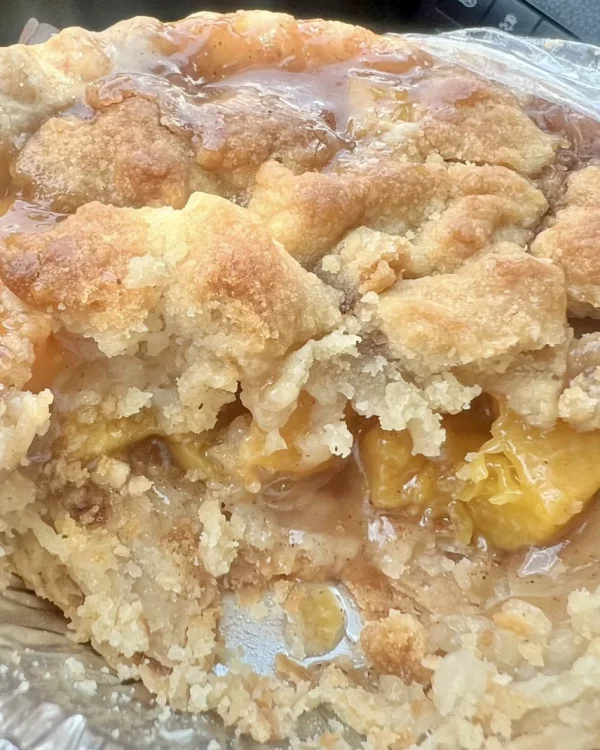 Homemade Peach Cobbler